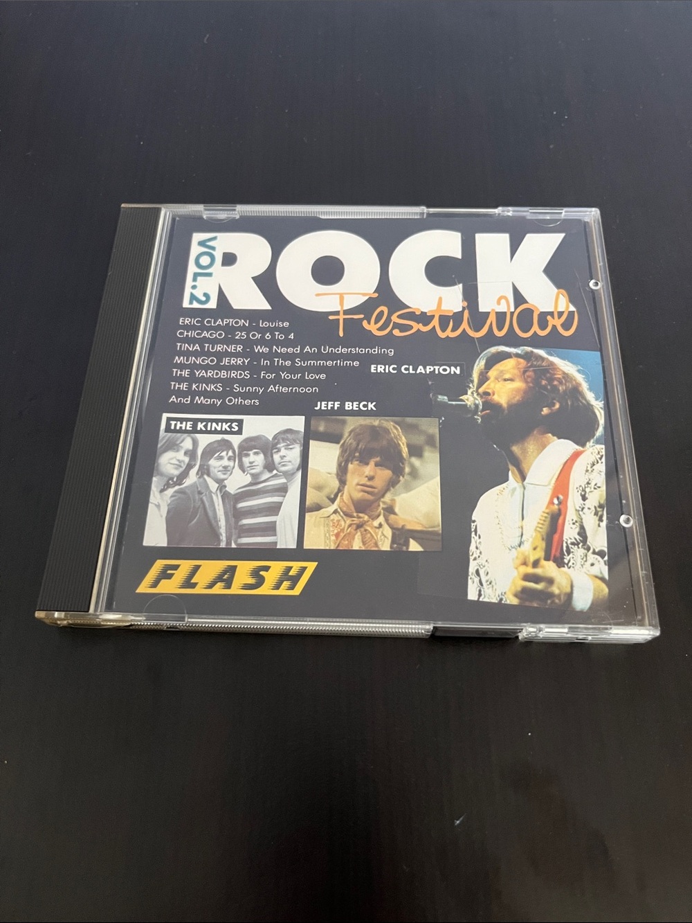 Rock Festival Vol.2 CD Vintage 60s/70s Rock Music Clapton Chicago Kinks Beck